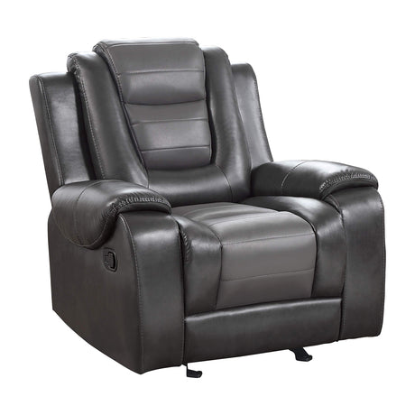 Matteo Glider Recliner, Two-Tone Gray