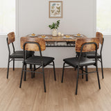 Piece Dining Table Set, Modern Kitchen Table Set for 4, Dining Table and Chairs for 4