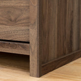 Tao 5-Drawer Chest Natural Walnut