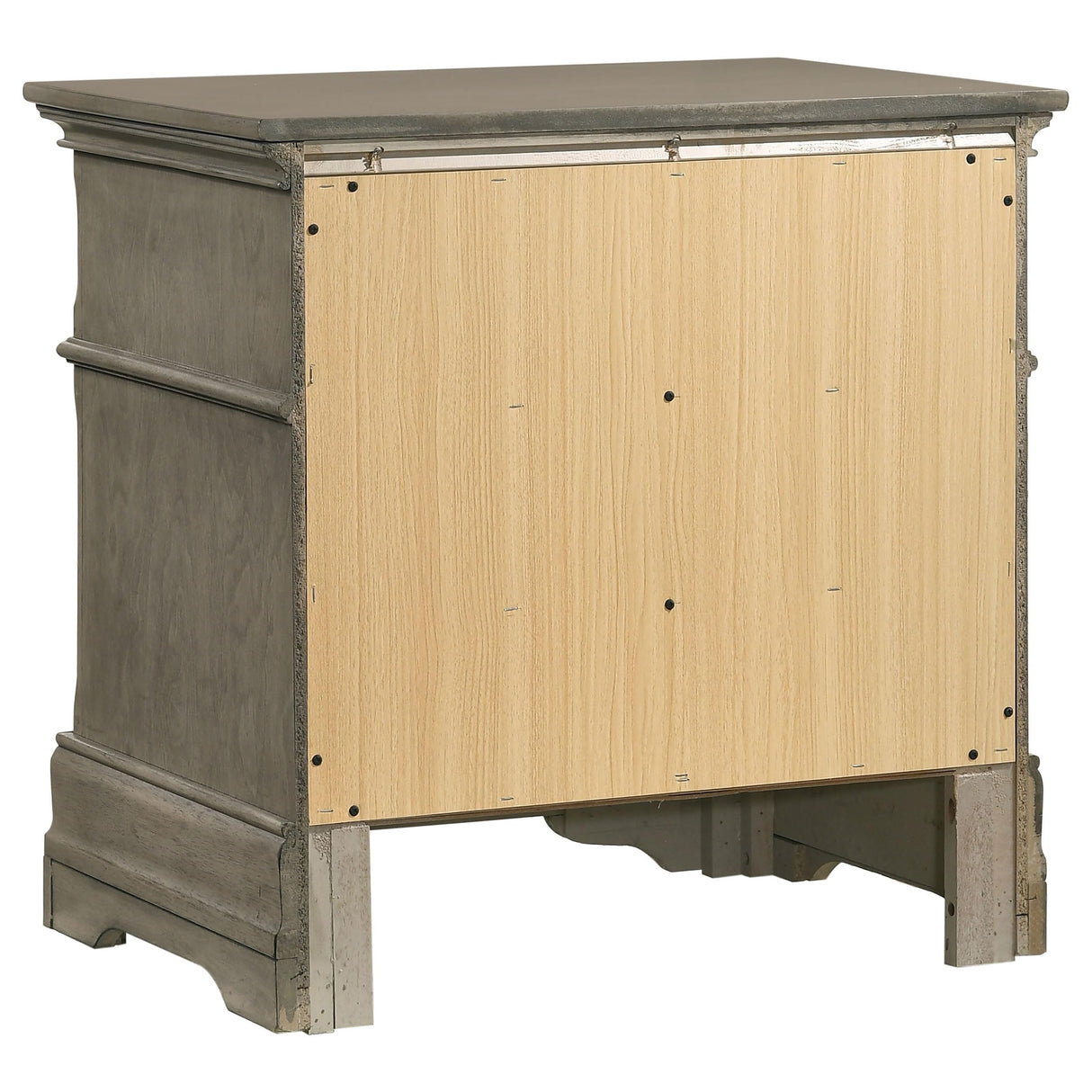 Home Furnishings Manchester 3-Drawer Nightstand Wheat