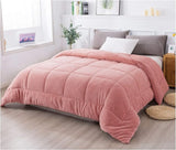 Super Ultra Soft Luxury Plush Sherpa Comforter, Cozy Reversible Faux Fur Machine