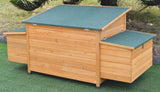 New 69" Wood Hen Chicken Duck Poultry Hutch House Coop Cage