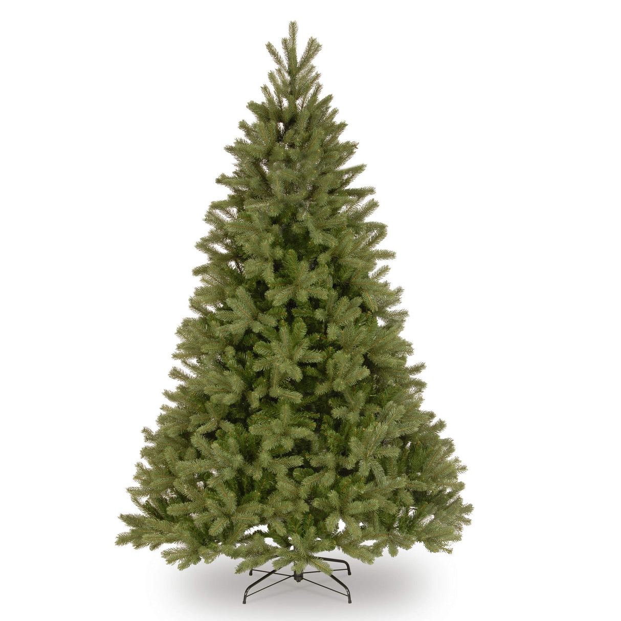 Feel Real' Artificial Full Downswept Christmas Tree, Green, Douglas Fir, Includes Stand