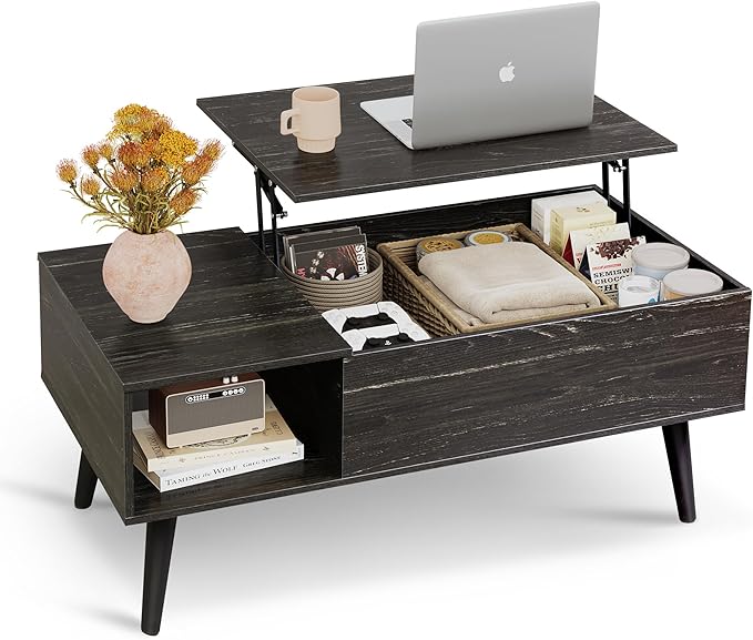 Coffee Table, 39" Lift Top Coffee Table with Hidden Compartment