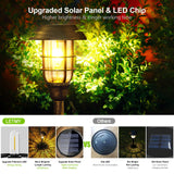 Solar Outdoor Lights, 8 Pack Bright Solar Pathway Lights Outdoor Waterproof, Up to 12