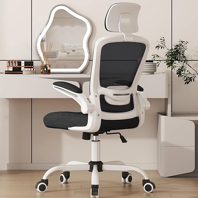 Office Chair, High Back Ergonomic Desk Chair with Adjustable Lumbar Support and Headrest