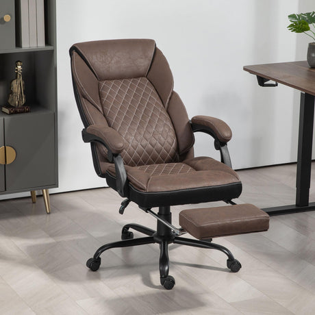 Executive Office Chair with Foot Rest, Big and Tall Ergonomic Desk Chair