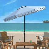 PAT8006A Outdoor Collection Elegant Valance Auto Tilt Umbrella