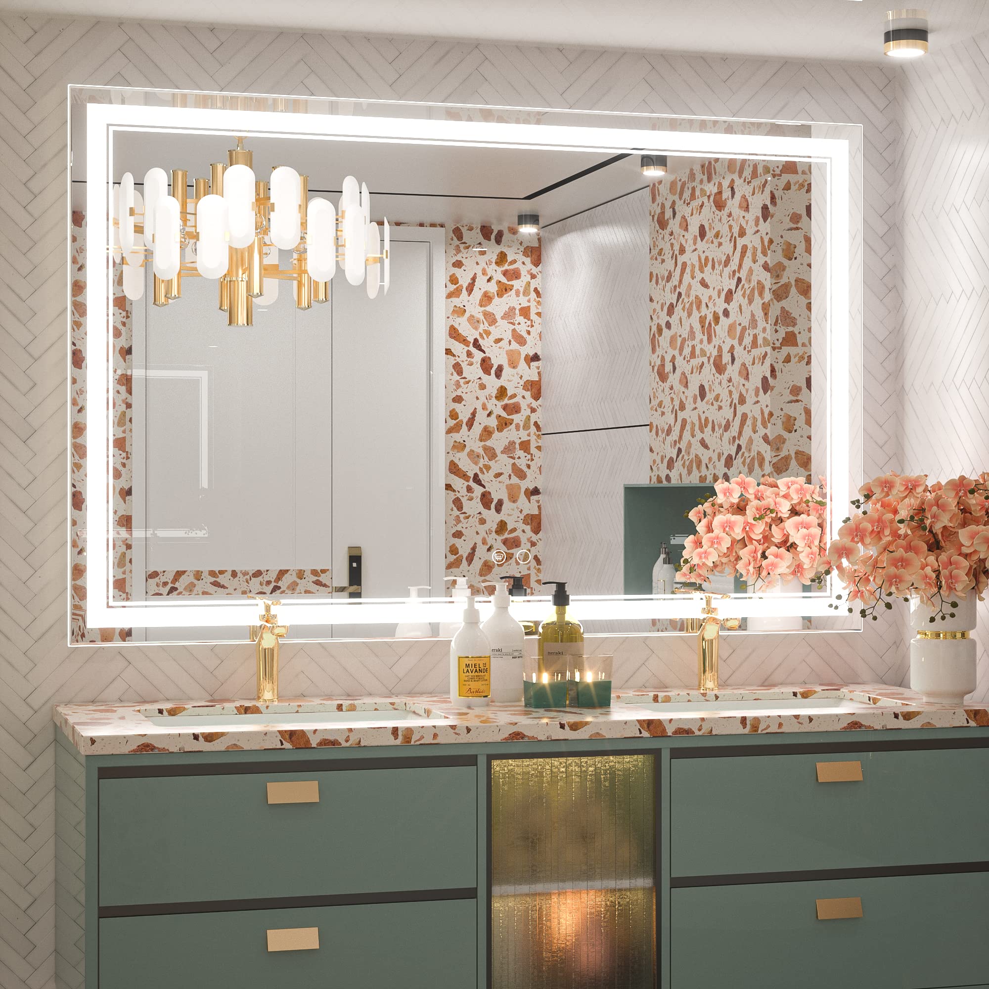LED Mirror Bathroom Mirror with Lights