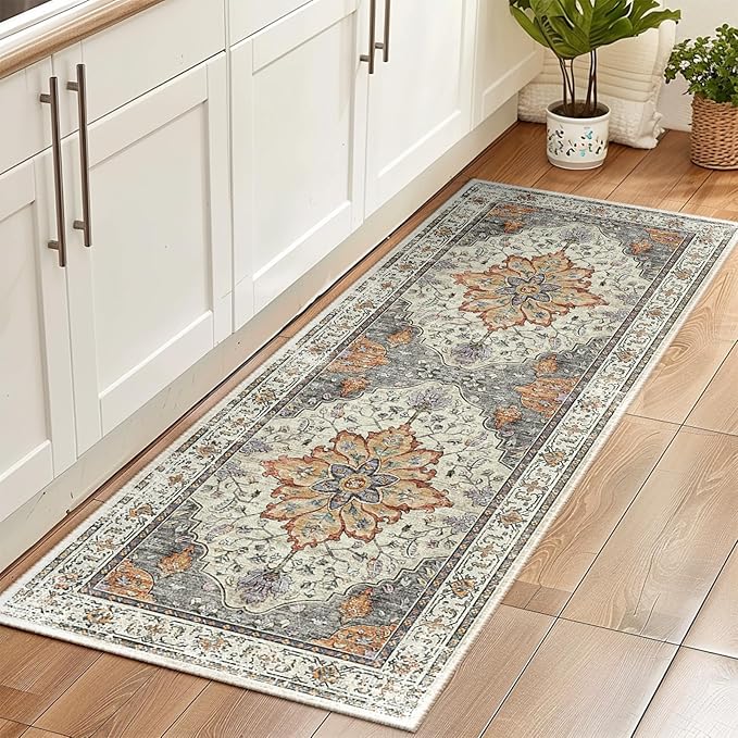 Area Rugs 5x7, Washable Rug, Non-Slip, Rugs for Living Room, Kitchen Rugs, Rugs