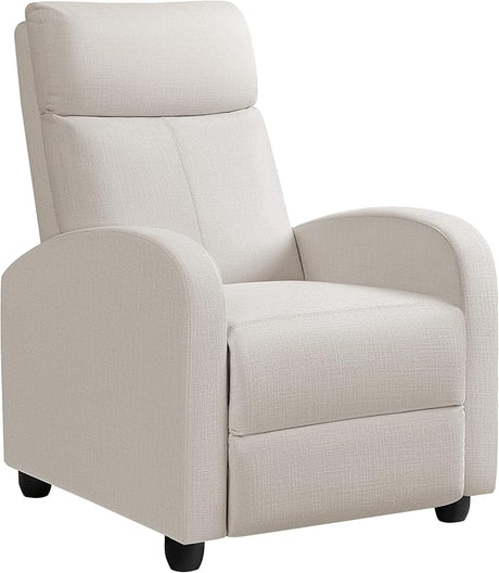 Recliner Chair Adjustable Home Theater Single Recliner Sofa Furniture with Thick Seat Cushion and Backrest