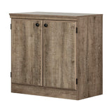 Morgan Small 2-Door Storage Cabinet-Weathered Oak