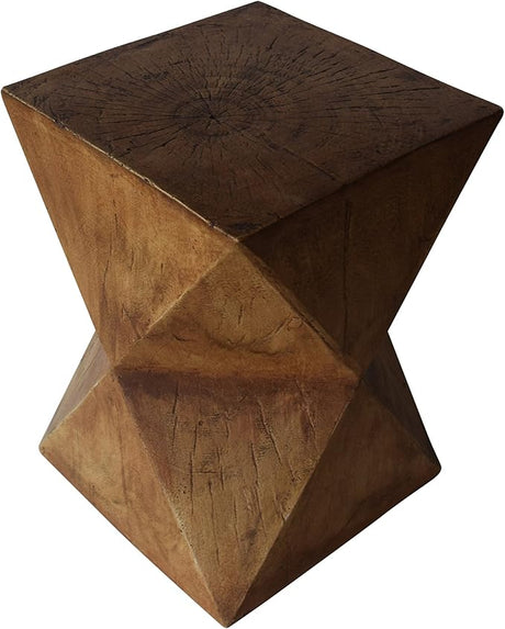Manuel Weight Concrete Accent Table, Light Gray