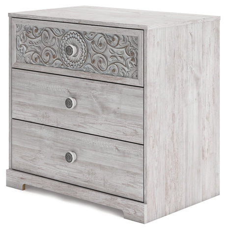 Paxberry Coastal 3 Drawer of Drawers Chest with Ball-bearing Construction