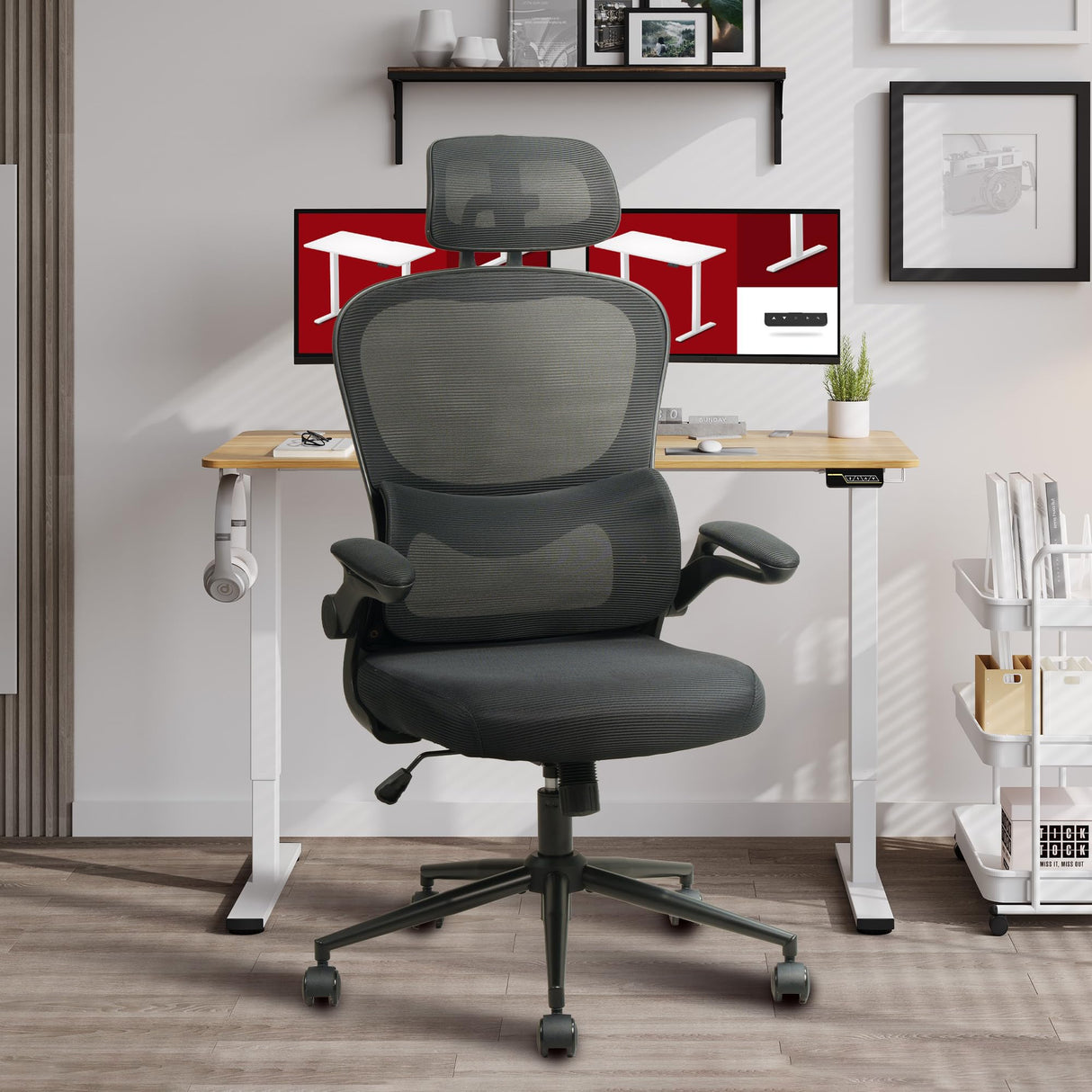 OS4-V2 Office Chair,Ergonomic Computer Chairs with Headrest,Lumbar Support and Tilt