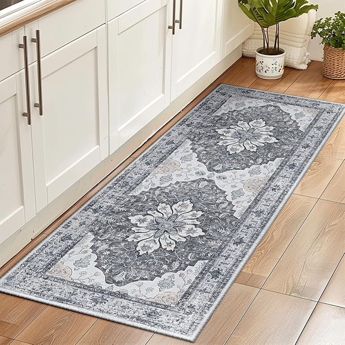 Area Rugs 5x7, Washable Rug, Non-Slip, Rugs for Living Room, Kitchen Rugs, Rugs