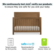 DaVinci Fairway 4-in-1 Convertible Crib in Cottage Grey, Greenguard Gold Certified