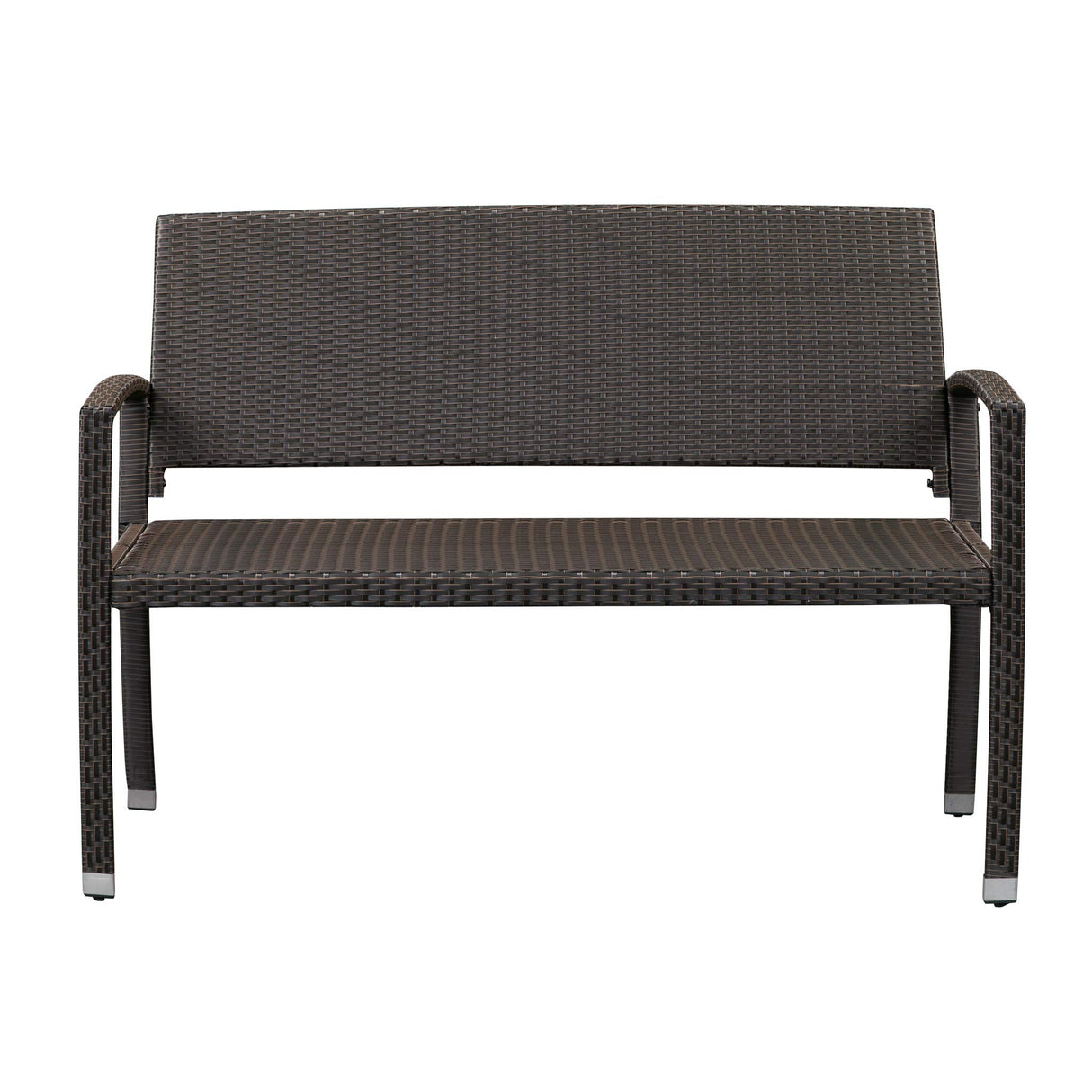 Miles Patio PU Wicker Steel Frame