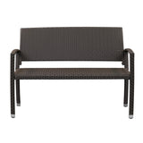 Miles Patio PU Wicker Steel Frame