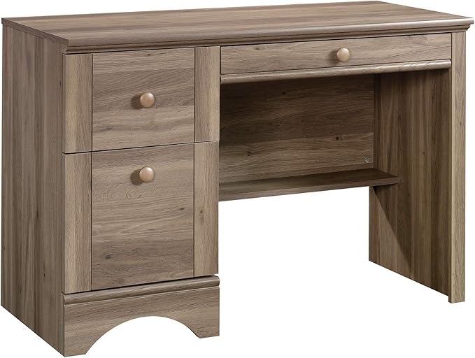 Harbor View Computer Desk, Salt Oak finish