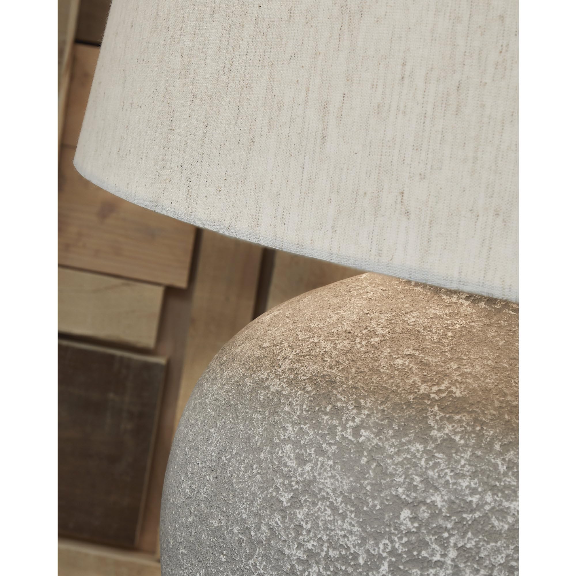 Dreward Paper Table Lamp 25 Inch Smoky Brown