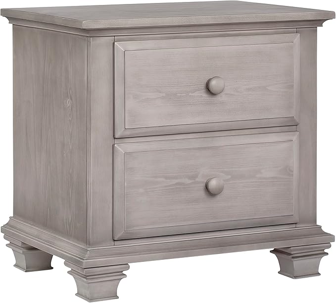 Kenilworth 2 Drawer Nightstand, Graphite Gray