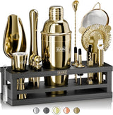 Mixology Bartender Kit Bar Set | 16-Piece Cocktail Shaker Set | Martini Barware Mixing