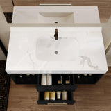 39.4 Inch Floating Bathroom Vanity,Bathroom Vanity with Sink,Bathroom Cabinet