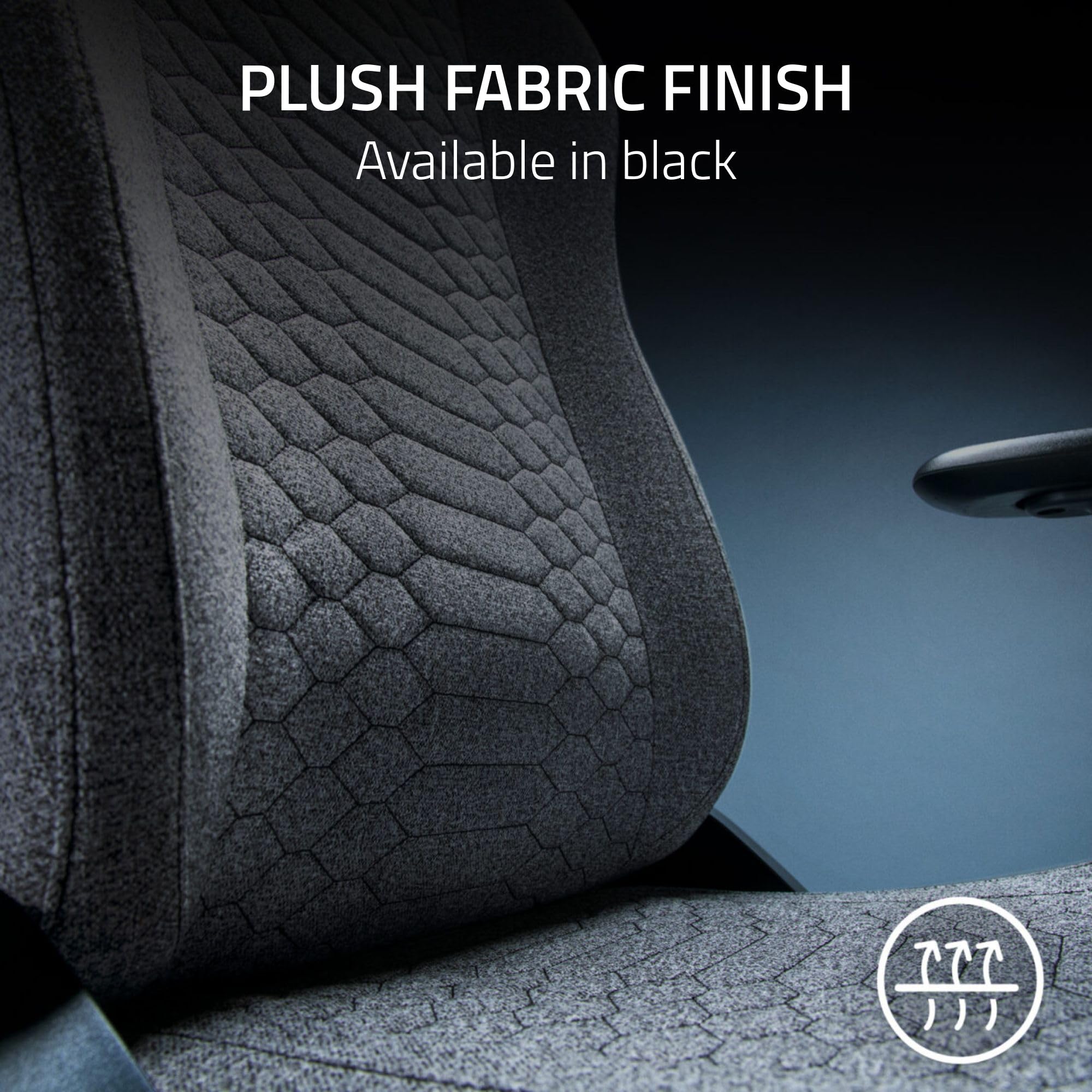 Ergonomic Gaming Chair with Built-in Lumbar Support - Light Gray