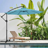 10ft Offset Patio Umbrella - Offset Hanging Cantilever Patio Outdoor Market Umbrella