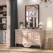 Black Bathroom Mirror  Rectangular Wall Mirror