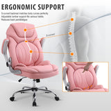 Ergonomic Executive Office Chairs with Adjustable Lumbar Support, 90-120° Rocking