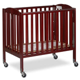 3-in-1 Folding Portable Crib, Cherry, Large