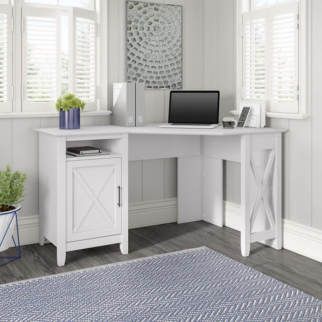 Corner Computer Small Space, Office and Bedroom | Key West Collection L Desk