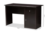 Etamps Desk, Wenge Dark Brown