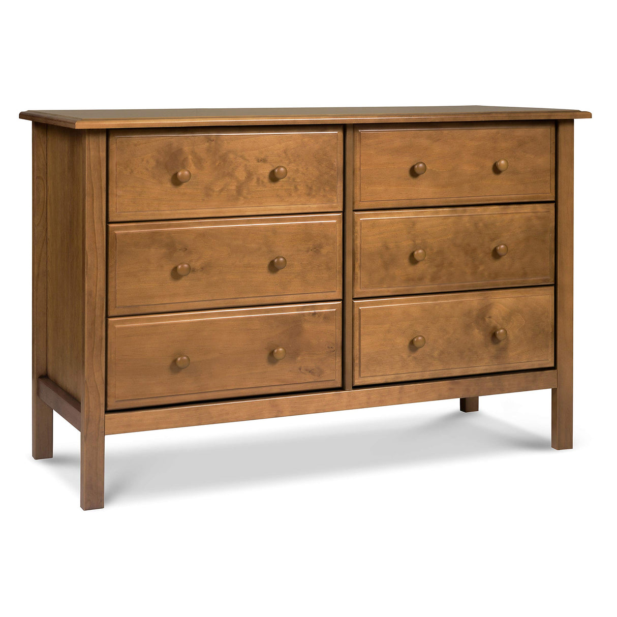 Jayden 6-Drawer Double Wide Dresser in Chestnut