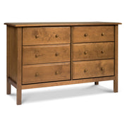 Jayden 6-Drawer Double Wide Dresser in Chestnut