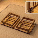 Bamboo Folding Coffee Table,Japanese Tea Table Low Table for Sitting On The Floor