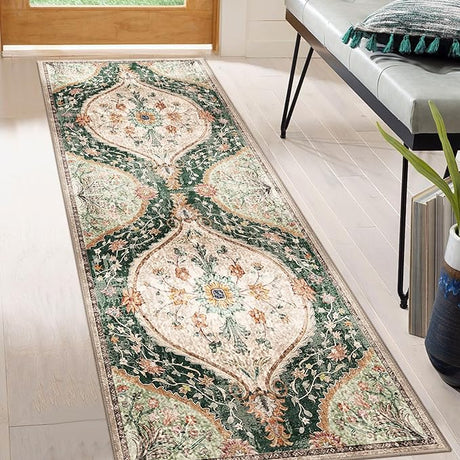 8x10 Area Rugs for Living Room Machine Washable Vintage Boho Rugs Bedroom Carpet