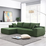 108.5" Sectional Sofa Couch, New Version L Shaped Sofa Couches