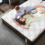 Queen Mattress, 14 Inch Hybrid Mattress with Gel Memory Foam