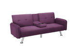 Sofa Sleeper Couch Futon Couch Bed with 2 Cup Holders