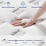 King Size Mattress - Upgrade Strengthen - 14 Inch Firm Hybrid King Mattress in a Box,