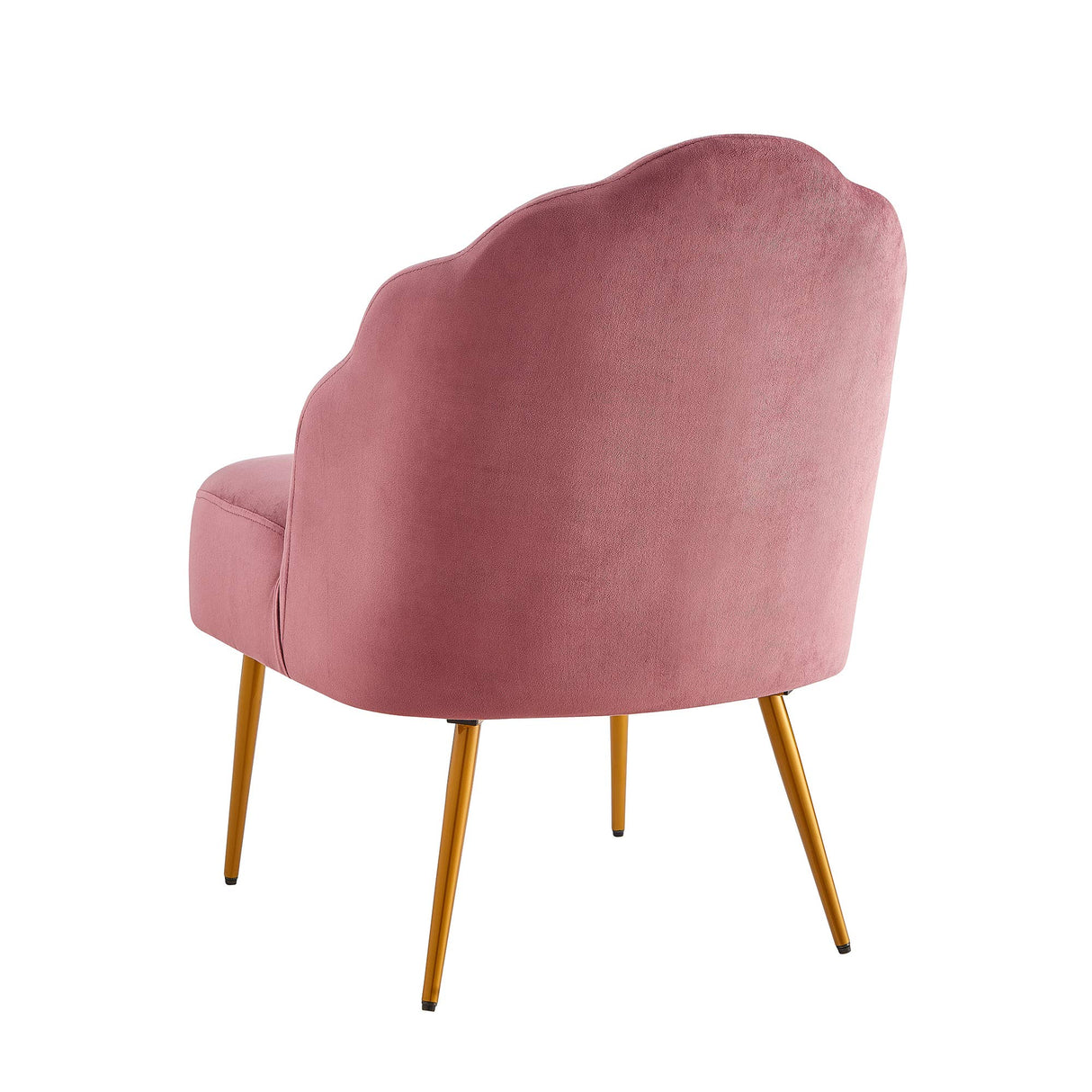 Ball & Cast Accent Chair, 26D x 23.5W x 32.25H in, Rose