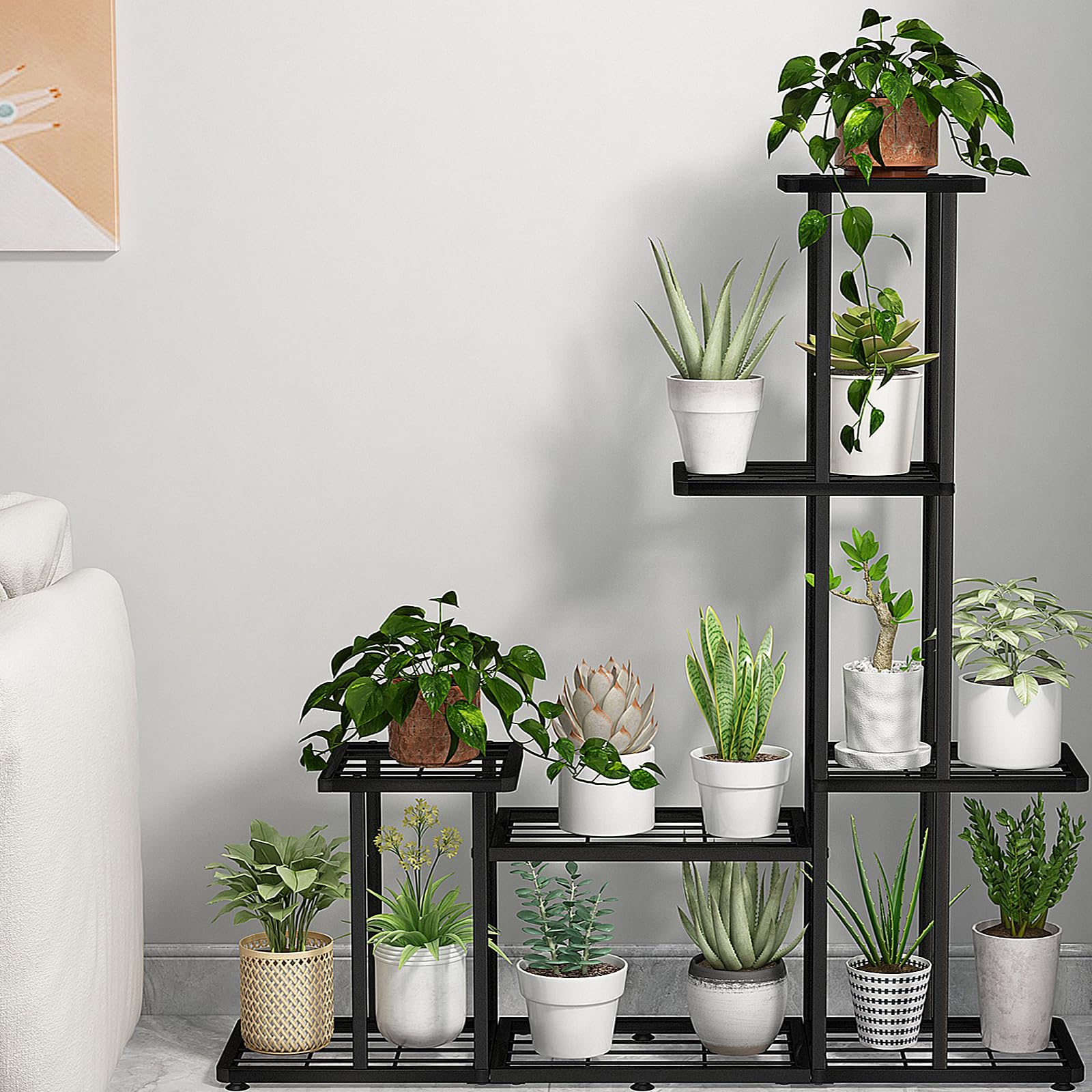 Metal Plant Stand 5 Tiers Plant Holder