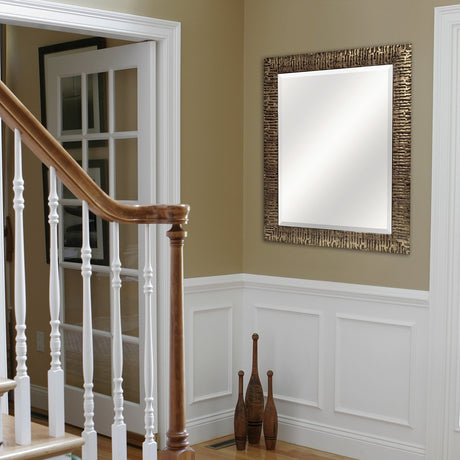 22x28 Inch Wall Mirror, 28x34 Inch Overall Size, Gold (47696)