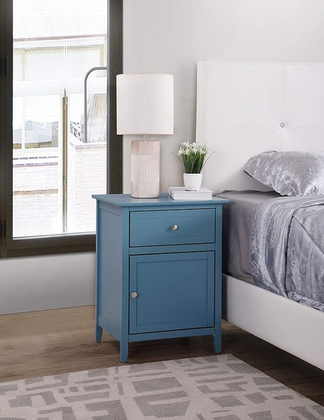 Nightstand Simple Style Bedside Table with Drawer End Table with Storage Cabinet Solid