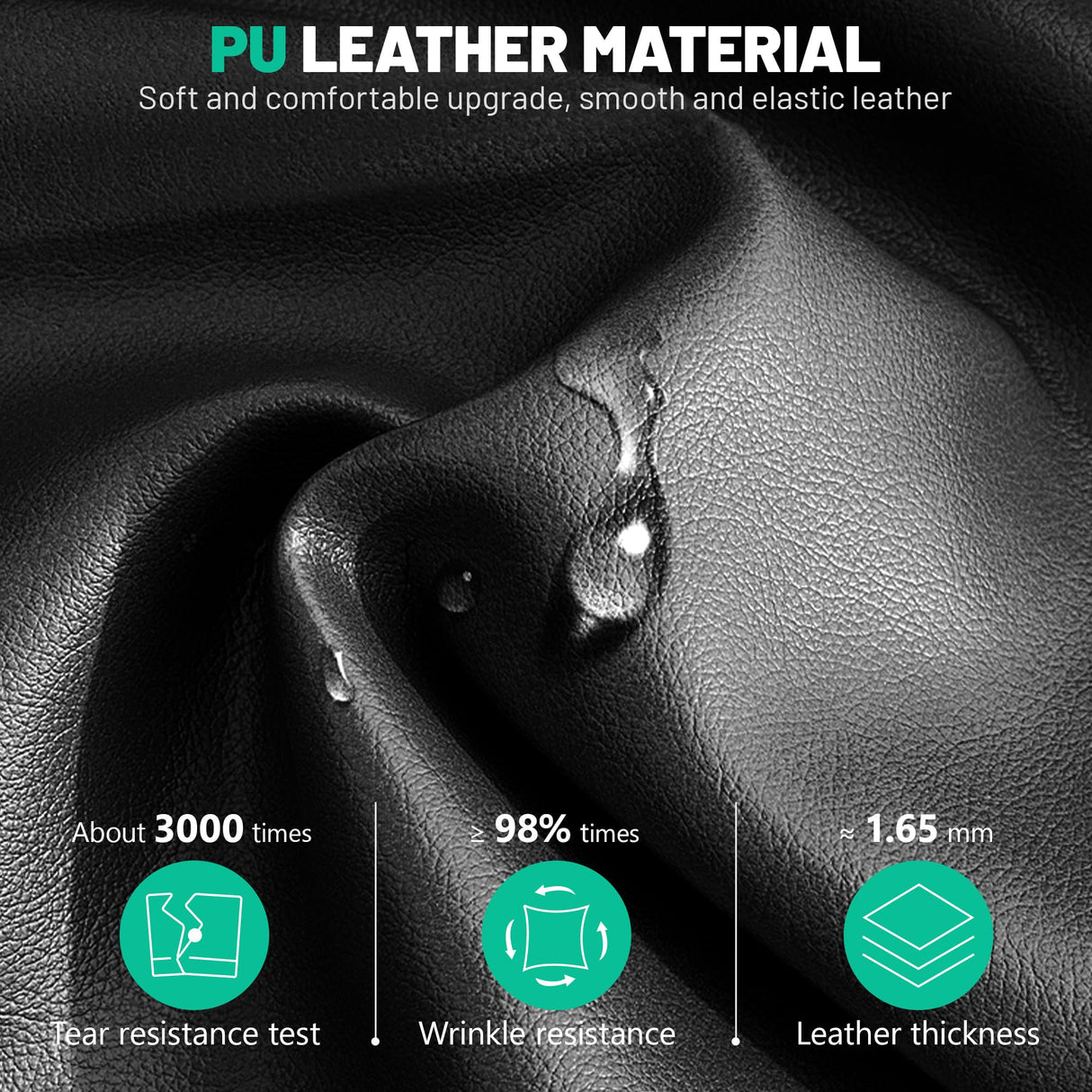 Ergonomic Office Chair with Lumbar Support and Adjustable Headrest