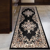 Oriental 8x10 Traditional Medallion Indoor Area Rug Siesta (Maroon Beige, 7'10" x 10')