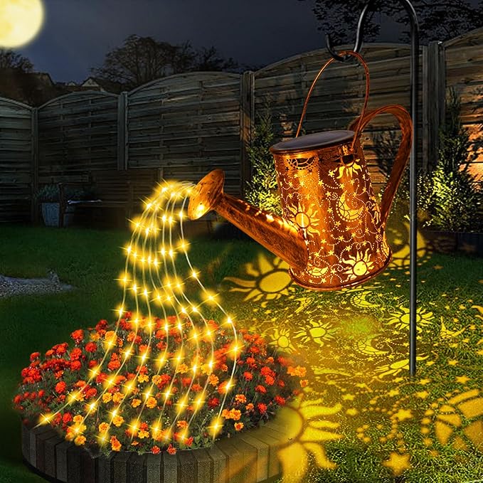 Solar Garden Lights Outdoor, Solar Watering Can Lights Garden Decor Gifts for